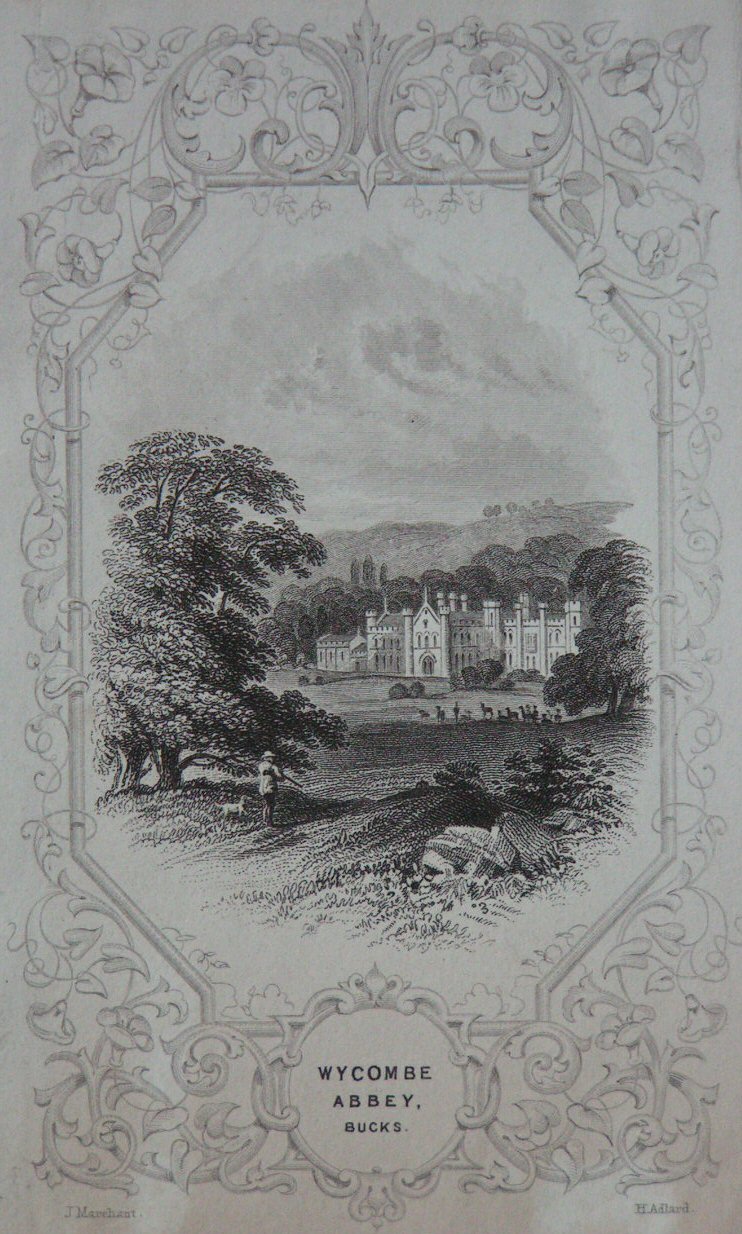 Print - Wycombe Abbey, Bucks - Adlard